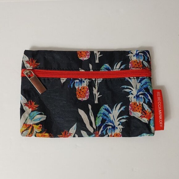Rebecca Minkoff Travel Bag Cosmetics Mini Pineapple Tropical Ipsy - Picture 5 of 5